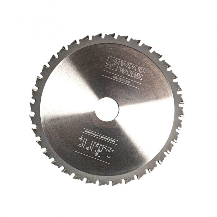 Пильные диски по стали 190x30_2,0/1,6 Z=36 A=0 46.190.36 WOODWORK